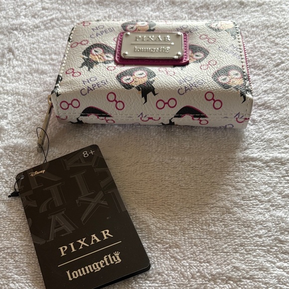 Loungefly | Bags | Loungefly Pixar White Wallet With Character Design ...